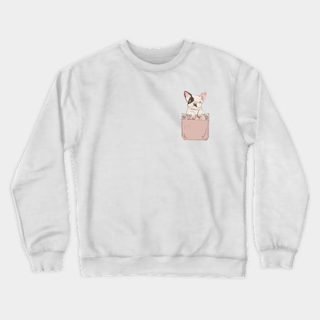 Pocket Dog 1 Crewneck Sweatshirt by EveFarb